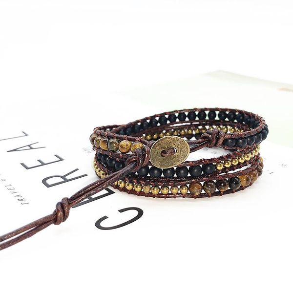 beaded, strands vintage 3 exotic wrap bracelets bracelet for women natural stone wholesale fancy jewelry, Black
beaded, strands vintage 3 exotic wrap bracelets bracelet for women natural stone wholesale fancy jewelry, Black