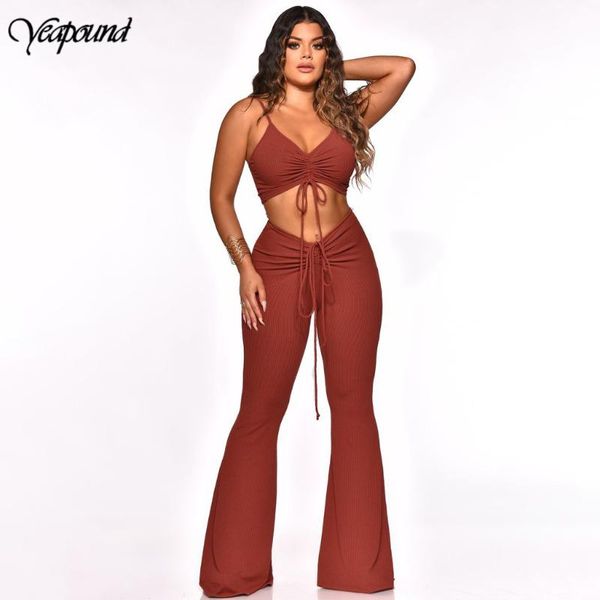 women's two piece pants women deep v high waisted set casual 2021 flare trousers suits summer streetwear drawstring ruched matching, White
women's two piece pants women deep v high waisted set casual 2021 flare trousers suits summer streetwear drawstring ruched matching, White