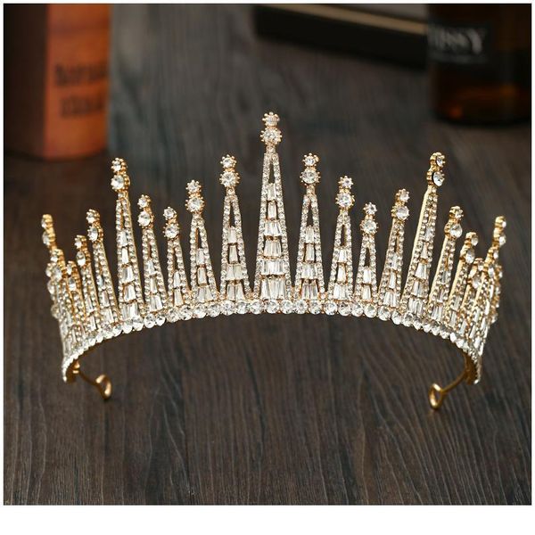 new gold wedding hair accessories crown baroque crystal headdress bride diadem tiara woman prom jewelry baroque hair o jllbft, Silver
new gold wedding hair accessories crown baroque crystal headdress bride diadem tiara woman prom jewelry baroque hair o jllbft, Silver