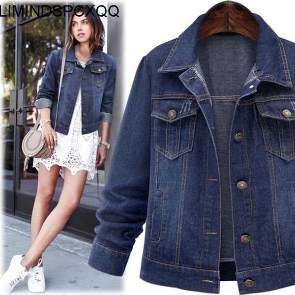 roupas femininas large size 2021 autumn korean winter women loose denim jacket long sleeve short denim coat for jeans outerwear, Black;brown
roupas femininas large size 2021 autumn korean winter women loose denim jacket long sleeve short denim coat for jeans outerwear, Black;brown