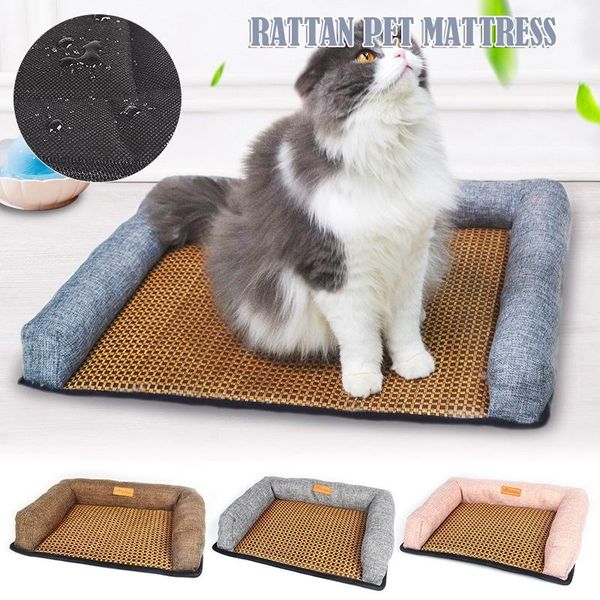 kennels & pens pets cat dog nest detachable and washable summer cool sofa mat bed rattan breathable pet supplies
kennels & pens pets cat dog nest detachable and washable summer cool sofa mat bed rattan breathable pet supplies
