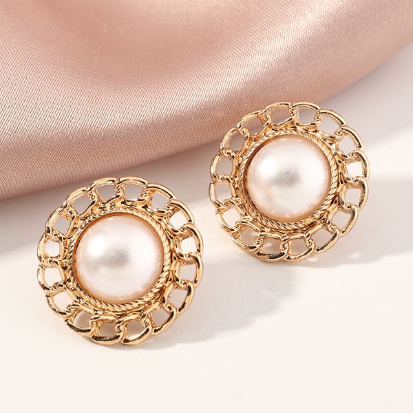 ez2289 fashion jewelry creative personality gold geometric women's temperament pearl earrings, Silver
ez2289 fashion jewelry creative personality gold geometric women's temperament pearl earrings, Silver