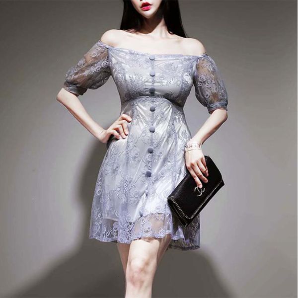 new arrival fashion mini party women elegant summer off shoulder lace perspective temperament fresh a-line dress 7qcp, White;black
new arrival fashion mini party women elegant summer off shoulder lace perspective temperament fresh a-line dress 7qcp, White;black