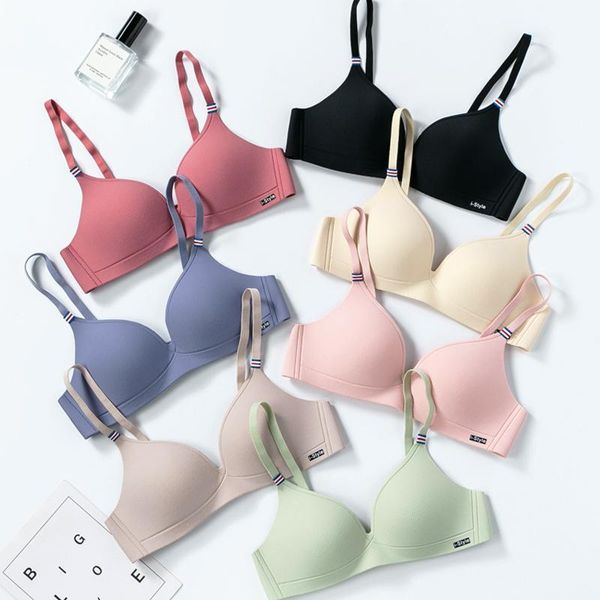 bras underwear women fashion soft solid color wireless bra breathable thin lingerie comfort seamless push up bralette top, Red;black
bras underwear women fashion soft solid color wireless bra breathable thin lingerie comfort seamless push up bralette top, Red;black
