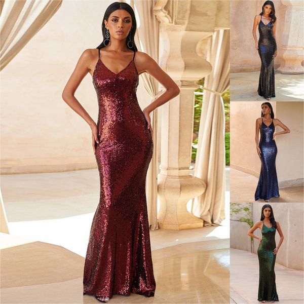 2021 new sequins party es women fashion bling sling vestidos woman clothes elegant vestido de festa robe femme xq4p, Black;gray
2021 new sequins party es women fashion bling sling vestidos woman clothes elegant vestido de festa robe femme xq4p, Black;gray