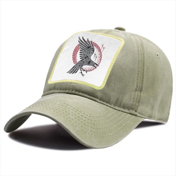 crow baseball hats outdoor summer hip hop viking caps men women breathable snapback washed nbsp trucker cap, Blue;gray 
crow baseball hats outdoor summer hip hop viking caps men women breathable snapback washed nbsp trucker cap, Blue;gray