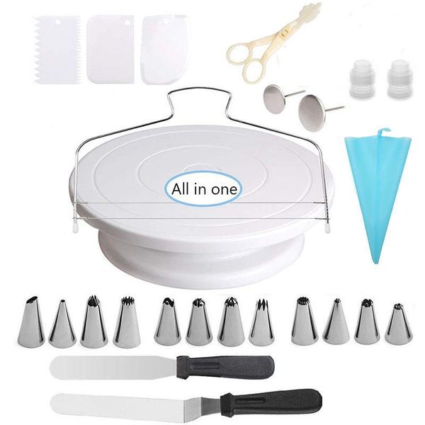 baking & pastry tools cake decorating set kit supplies, turntable stand rotating ,icing tips , spatula,confectionery bag for
baking & pastry tools cake decorating set kit supplies, turntable stand rotating ,icing tips , spatula,confectionery bag for