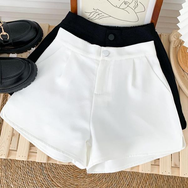women's shorts ly varey lin summer women casual elastic waist folds fashion wide leg office lady loose high solid color, White;black
women's shorts ly varey lin summer women casual elastic waist folds fashion wide leg office lady loose high solid color, White;black