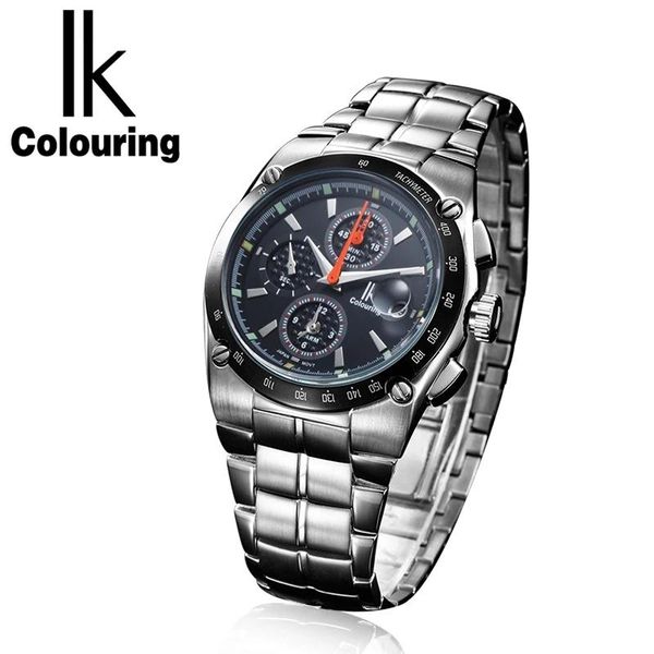 wristwatches relogio feminino ik colouring mens watches fashion business quartz watch men's full steel waterproof auto date, Slivery;brown
wristwatches relogio feminino ik colouring mens watches fashion business quartz watch men's full steel waterproof auto date, Slivery;brown