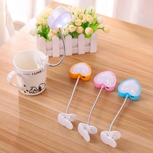 book lights mini love heart flexible desk led clip lamp learning study reading light lamps night indoor
book lights mini love heart flexible desk led clip lamp learning study reading light lamps night indoor