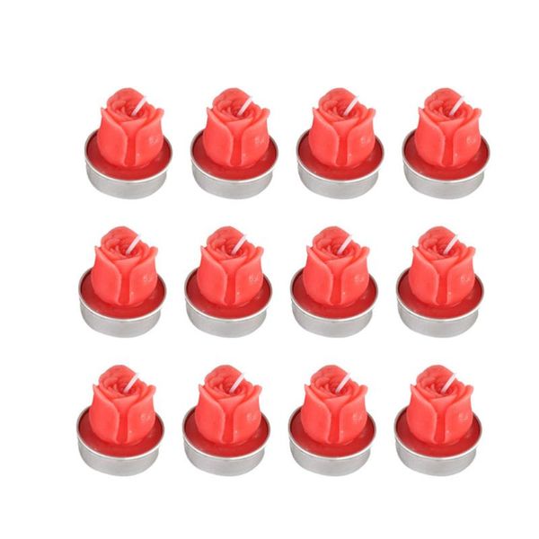 12pcs rose shape candles paraffin wax candle romatic proposal candle valentine's day decoration party supplies red
12pcs rose shape candles paraffin wax candle romatic proposal candle valentine's day decoration party supplies red
