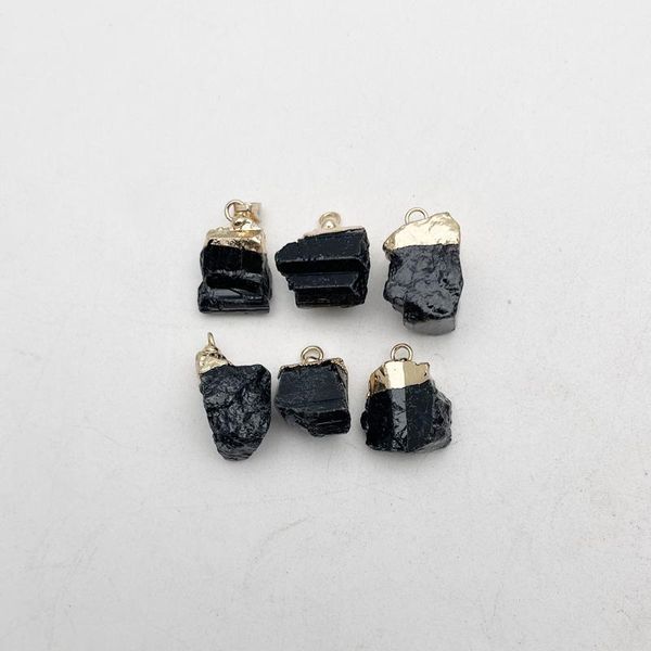 charms natural stone black tourmaline gravel crystal gem healing reiki pendant necklace for jewelry making charm accessories 10pc, Bronze;silver
charms natural stone black tourmaline gravel crystal gem healing reiki pendant necklace for jewelry making charm accessories 10pc, Bronze;silver