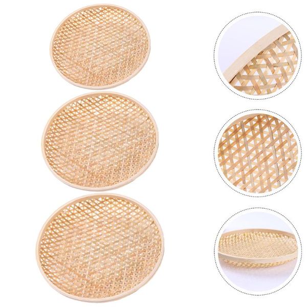 kitchen storage & organization 3pcs bamboo woven basket dessert tray cake plate for home (bamboo)
kitchen storage & organization 3pcs bamboo woven basket dessert tray cake plate for home (bamboo)
