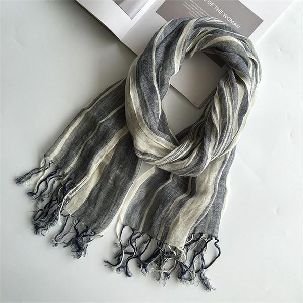 scarves 2021 style winter scarf cotton linen stripe color long women shawl fashion 60*180cm, Blue;gray
scarves 2021 style winter scarf cotton linen stripe color long women shawl fashion 60*180cm, Blue;gray