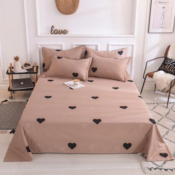 sheets & sets 100% cotton heart print flat sheet for children adults single double bed bedsheets (no case) xf730-11
sheets & sets 100% cotton heart print flat sheet for children adults single double bed bedsheets (no case) xf730-11