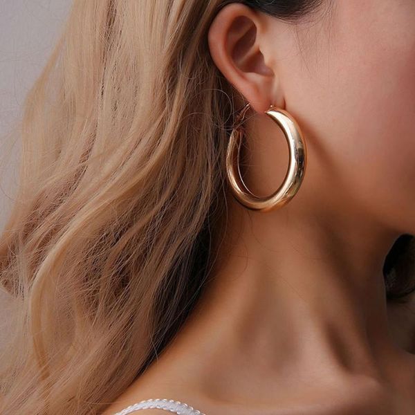 hoop & huggie exaggerated fashion alloy earrings simple temperament ear jewelry, Golden;silver
hoop & huggie exaggerated fashion alloy earrings simple temperament ear jewelry, Golden;silver