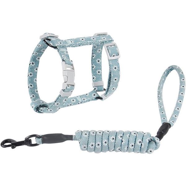 cat collars & leads nylon led pet dog collar at night safety flashes in the light glowing leash fluorescent supplies