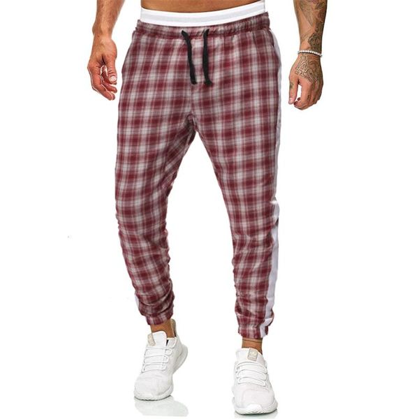 men's pants h.a.sueno england style mens jogging panelled plaid casual long trousers for men cotton pencil drop /5, Black
men's pants h.a.sueno england style mens jogging panelled plaid casual long trousers for men cotton pencil drop /5, Black