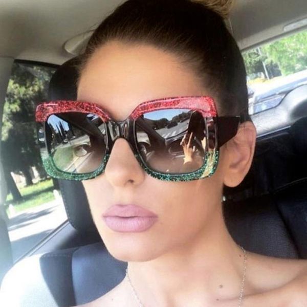 sunglasses brand designer colorful big square women classic tinted color lens oversized shades vintage shopping female eyewear, White;black
sunglasses brand designer colorful big square women classic tinted color lens oversized shades vintage shopping female eyewear, White;black