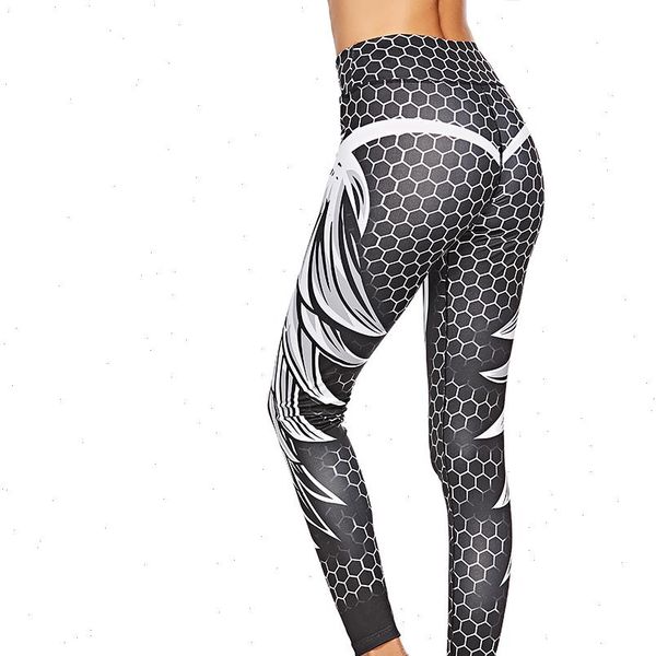 new honeycomb skull fitness leggings solid color fashion print leggings wings high waist women leggings, Black
new honeycomb skull fitness leggings solid color fashion print leggings wings high waist women leggings, Black