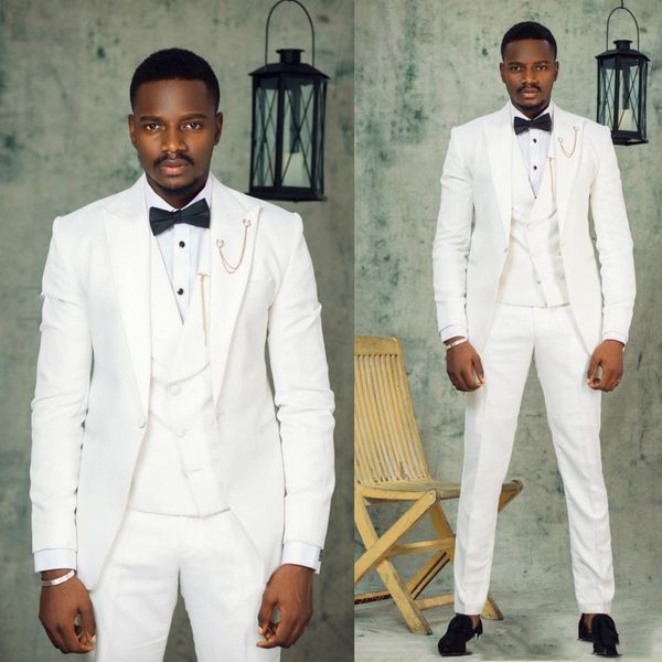 men's suits & blazers white two pieces jacket pants casual homme beach suit summer wedding suits custom-made for groom's men gradu, White;black
men's suits & blazers white two pieces jacket pants casual homme beach suit summer wedding suits custom-made for groom's men gradu, White;black