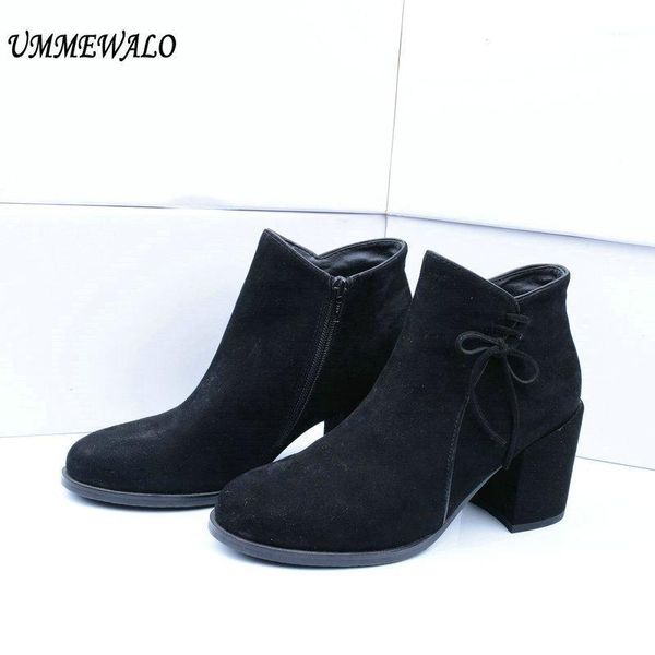 boots ummewalo women suede leather high heel qualiy round toe shoes ladies casual autumn winter botines mujer1, Black
boots ummewalo women suede leather high heel qualiy round toe shoes ladies casual autumn winter botines mujer1, Black
