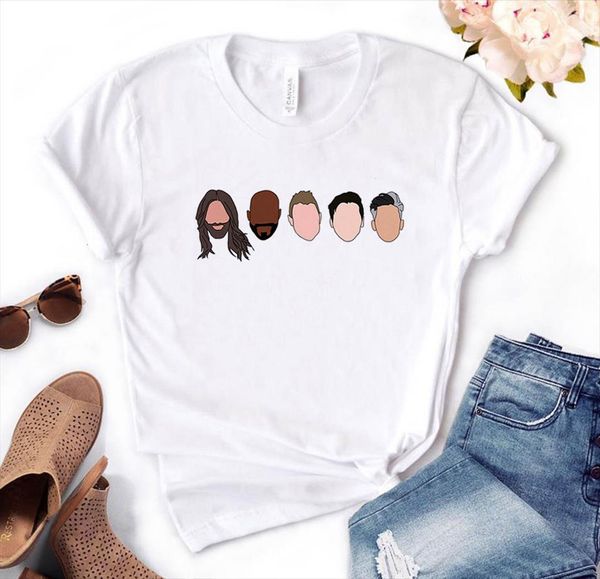 queer eye fab 5 mens t shirts and women cotton casual funny for lady yong girl tee pm 82, White;black
queer eye fab 5 mens t shirts and women cotton casual funny for lady yong girl tee pm 82, White;black