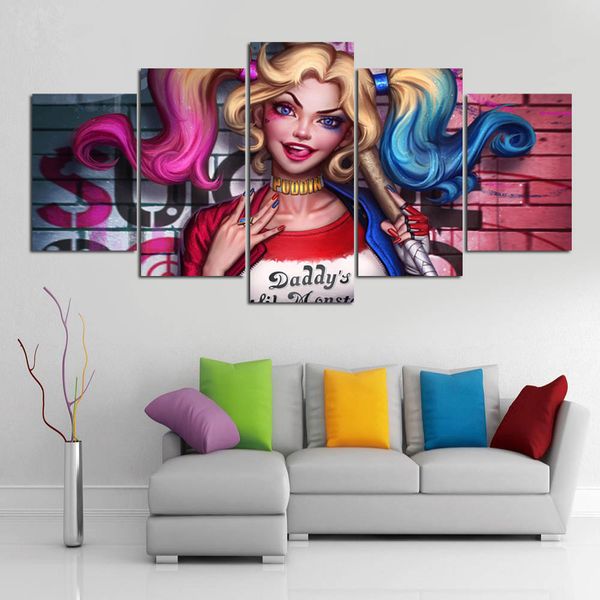 modern canvas art abstract painting hd printed wall art 4 panel pictures movie characters girl suicide squad harley-quinn poster posters hom
modern canvas art abstract painting hd printed wall art 4 panel pictures movie characters girl suicide squad harley-quinn poster posters hom
