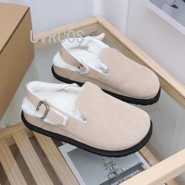 sandals lazy muller shoes casual flat fluffy half slippers women 2021 autumn winter fashion back strap buckle wool, Black
sandals lazy muller shoes casual flat fluffy half slippers women 2021 autumn winter fashion back strap buckle wool, Black