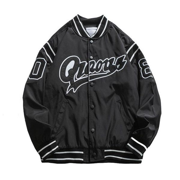 women's jackets 2021 spring&autumn embroidery baseball jacket coat men's couple bomber hip-hop street coats drop, Black;brown
women's jackets 2021 spring&autumn embroidery baseball jacket coat men's couple bomber hip-hop street coats drop, Black;brown