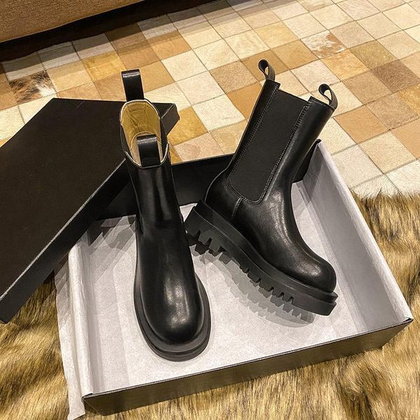 boots leather short women ins2021 boots, korean versatile british style thick soled version of mid tube side1, Black
boots leather short women ins2021 boots, korean versatile british style thick soled version of mid tube side1, Black