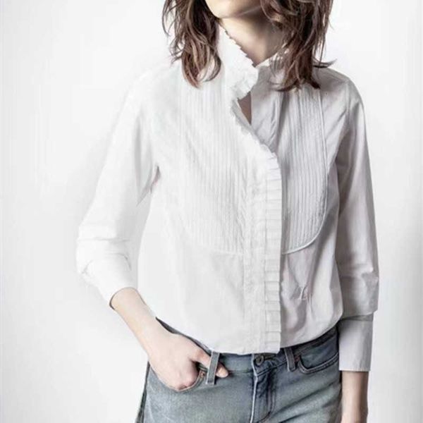 women's sweaters sweaters women office wear white blouse lady long sleeve frill ruffles trim pleated shirt and single-breasted ol bl 0, White;black
women's sweaters sweaters women office wear white blouse lady long sleeve frill ruffles trim pleated shirt and single-breasted ol bl 0, White;black