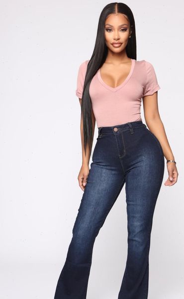 2020 woman denim flare pants high waist slim stretch jeans casual bootcut jeans wholesale price, Blue
2020 woman denim flare pants high waist slim stretch jeans casual bootcut jeans wholesale price, Blue
