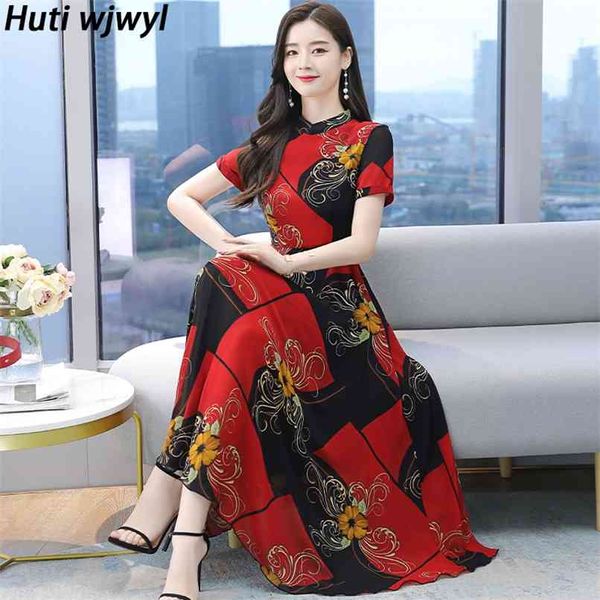 summer women bodycon party runway vestido plus size floral chiffon boho beach maxi sundress print vintage casual long dress 210528, Black;gray
summer women bodycon party runway vestido plus size floral chiffon boho beach maxi sundress print vintage casual long dress 210528, Black;gray