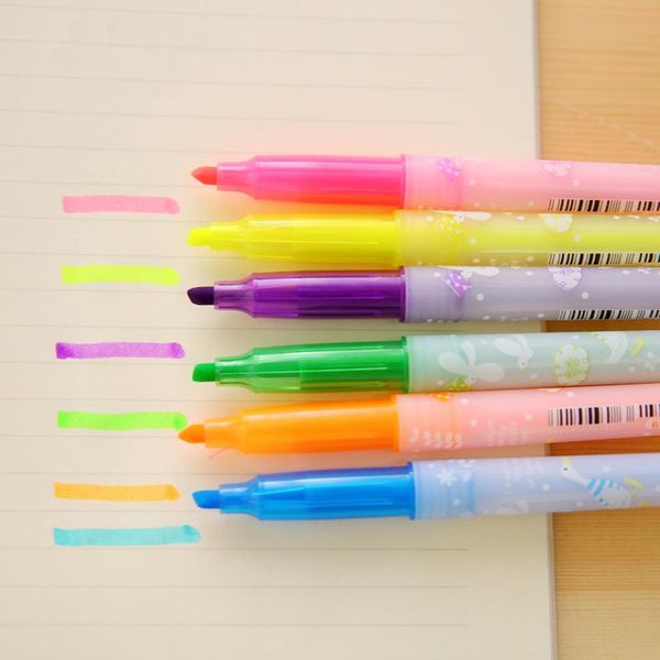 highlighters 48 pcs/lot the little duck highlighter pen with fragrance color marker rotuladores destacadores office school supplies, Black;red
highlighters 48 pcs/lot the little duck highlighter pen with fragrance color marker rotuladores destacadores office school supplies, Black;red