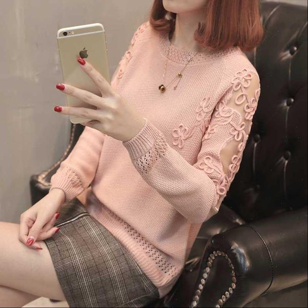 2021 summer knitted pullover women hollow out long sleeve ladies thin crochet jumper solid womens knitted sweaters female, White;black
2021 summer knitted pullover women hollow out long sleeve ladies thin crochet jumper solid womens knitted sweaters female, White;black