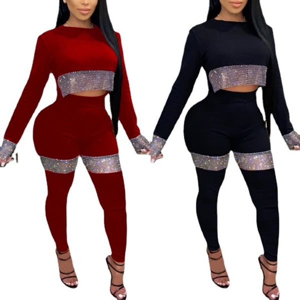 women's tracksuits sequined long sleeves & pant 2 pieces woman jogging suits track suit womens sweatsuits sweat casual solid color sets, Gray
women's tracksuits sequined long sleeves & pant 2 pieces woman jogging suits track suit womens sweatsuits sweat casual solid color sets, Gray