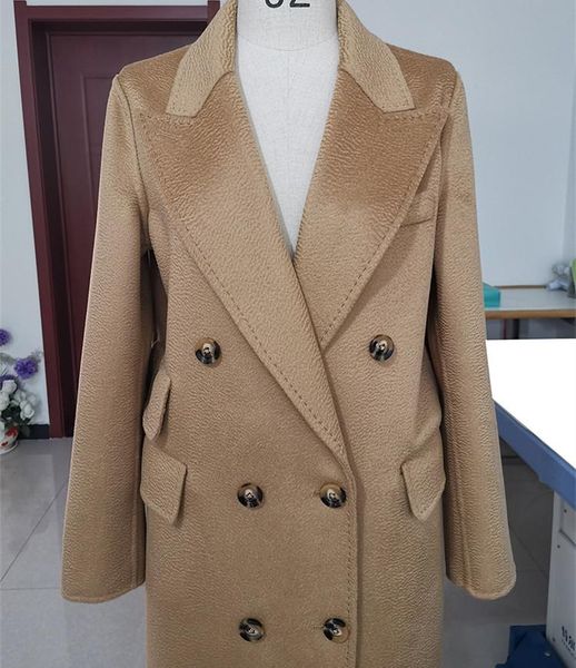 women woolen outerwear runway designer classic thick water waves wool coat medium length camel black new
women woolen outerwear runway designer classic thick water waves wool coat medium length camel black new