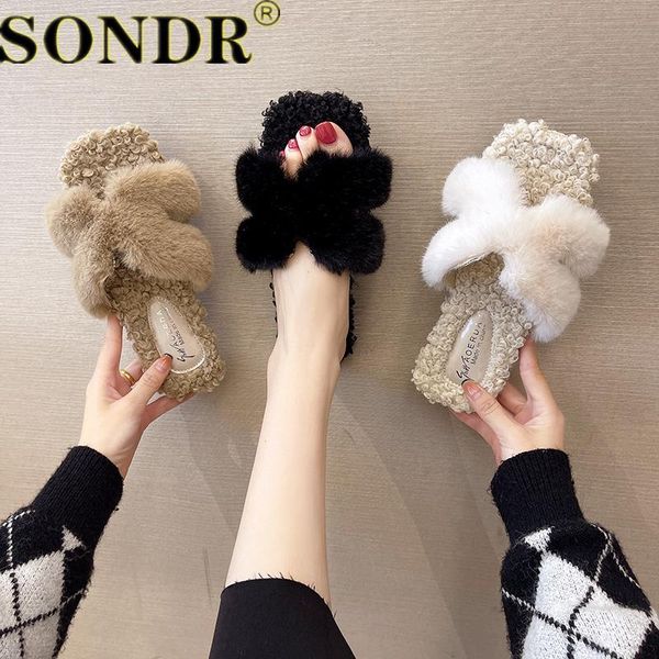 slippers winter women warm cross flat shoes khaki fashion indoor home furry faux fur fuzzy house 2021, Black
slippers winter women warm cross flat shoes khaki fashion indoor home furry faux fur fuzzy house 2021, Black