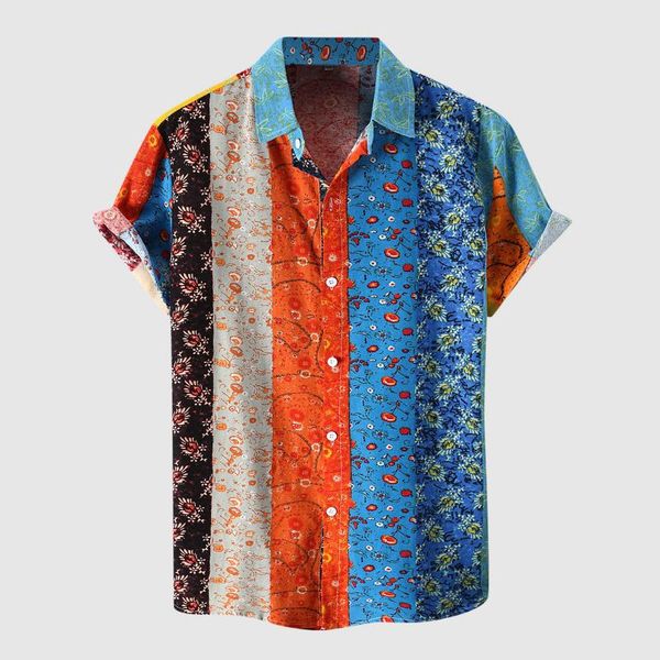 men's casual shirts men shirt 2021 streetwear summer beach splice print short sleeve blouse hawaiian button chemise homme, White;black
men's casual shirts men shirt 2021 streetwear summer beach splice print short sleeve blouse hawaiian button chemise homme, White;black