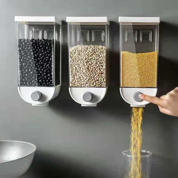 storage bottles & jars wall-mounted grain box food dispenser transparent sealed tank dry cereals rice bean kitchen
storage bottles & jars wall-mounted grain box food dispenser transparent sealed tank dry cereals rice bean kitchen