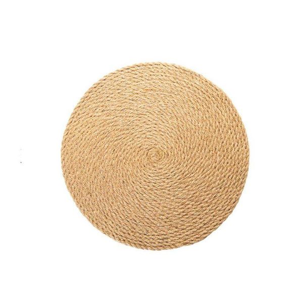 1 pcs flax straw round place mat table cloth pad insulation cup bowl restaurant household tableware anti-practical placemat
1 pcs flax straw round place mat table cloth pad insulation cup bowl restaurant household tableware anti-practical placemat