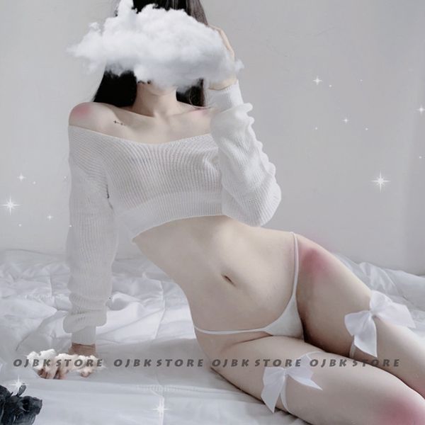 costumes kawaii sweater set women' devil angel cute anime cosplay fancy dress erotic lingerie with pantie and hairband, Red;black
costumes kawaii sweater set women' devil angel cute anime cosplay fancy dress erotic lingerie with pantie and hairband, Red;black