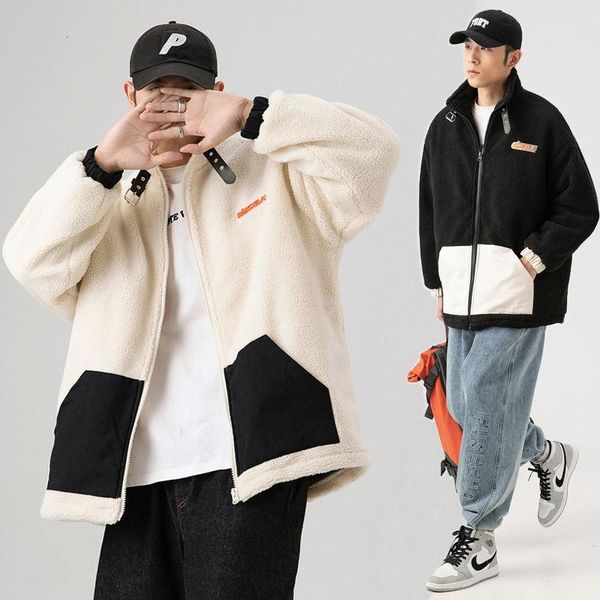 men's down & parkas 2021 winter cotton jacket korean style stitching pocket stand collar lamb wool brand direct selling, Black
men's down & parkas 2021 winter cotton jacket korean style stitching pocket stand collar lamb wool brand direct selling, Black
