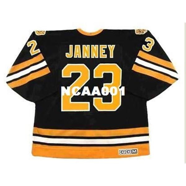 668s #23 craig janney boston bruins 1990 ccm vintage away hockey jersey or custom any name or number retro jersey, Black
668s #23 craig janney boston bruins 1990 ccm vintage away hockey jersey or custom any name or number retro jersey, Black