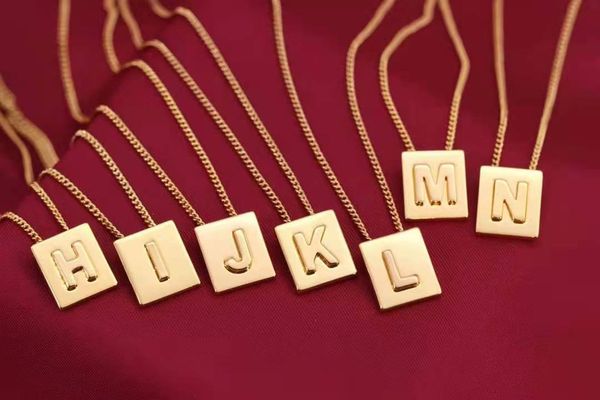aaa designer jewelry cel square letter necklace women's 18k gold chain with simple and fashionable design, Silver
aaa designer jewelry cel square letter necklace women's 18k gold chain with simple and fashionable design, Silver