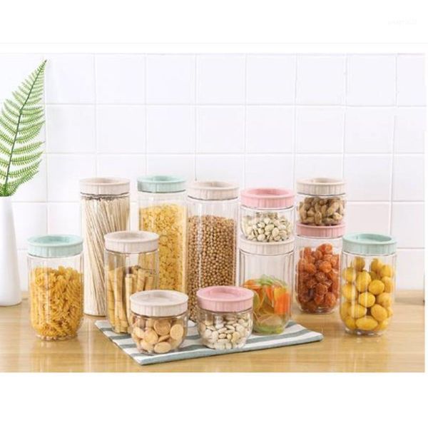1pcs transparent plastic jar lids empty cosmetic containers makeup box travel organization storage pot container with cover bottles & jars
1pcs transparent plastic jar lids empty cosmetic containers makeup box travel organization storage pot container with cover bottles & jars
