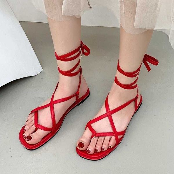 summer bandage flat sandals woman design round head women shoes retro female open-toe casual chic sandalias for ladies 210611, Black
summer bandage flat sandals woman design round head women shoes retro female open-toe casual chic sandalias for ladies 210611, Black