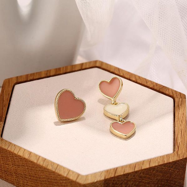 dangle & chandelier 2021 enamel pink color love heart drop earring for women girls simple asymmetrical statement wedding party jewelry, Silver
dangle & chandelier 2021 enamel pink color love heart drop earring for women girls simple asymmetrical statement wedding party jewelry, Silver