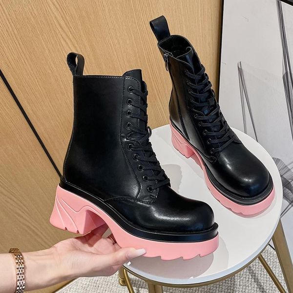boots high heels fashion leather snow ankle platform shoes winter short female women waterproof booties botines, Black
boots high heels fashion leather snow ankle platform shoes winter short female women waterproof booties botines, Black